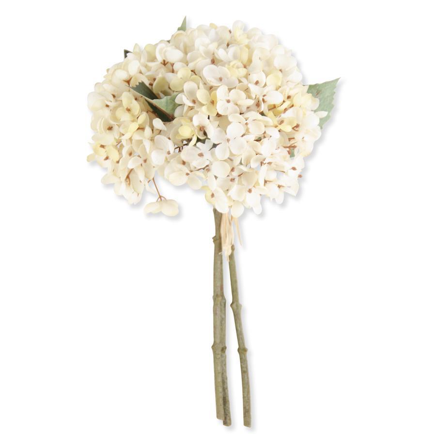 Cream Two Tone Hydrangea Bundle Artificial Flora K&K   