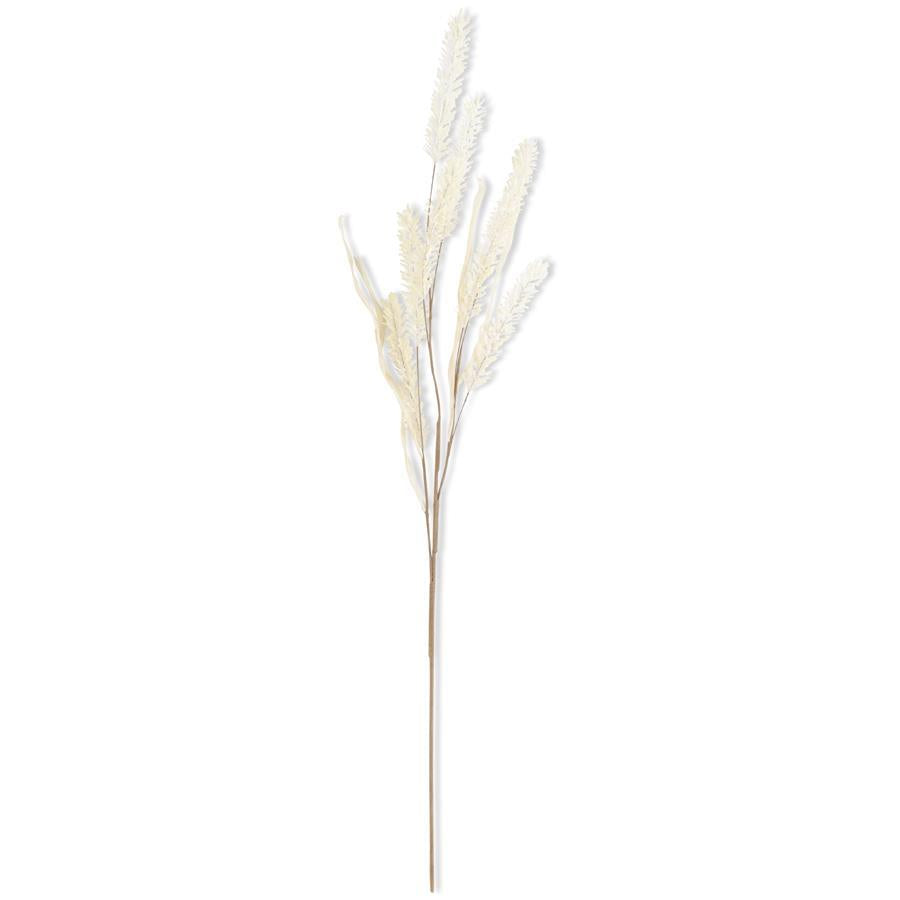 Faux Pampas Grass Spray  K&K White  