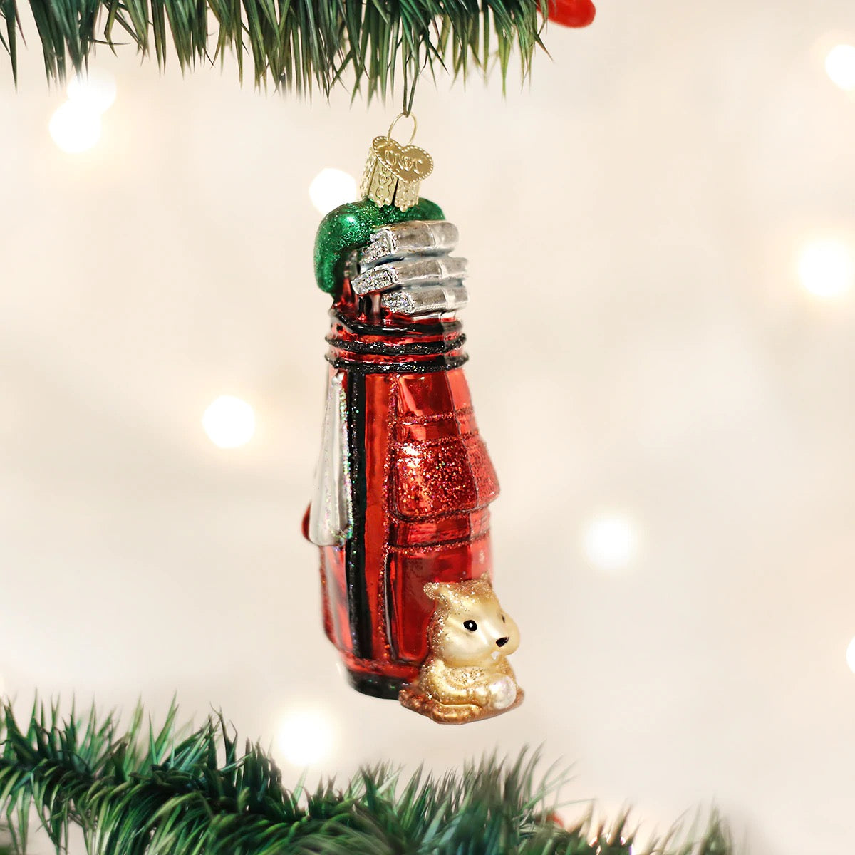 Golf Bag Ornament  Old World Christmas   