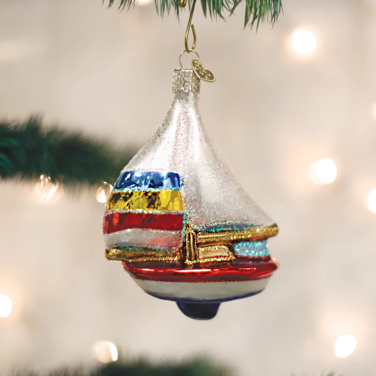 Sailboat Ornament  Old World Christmas   