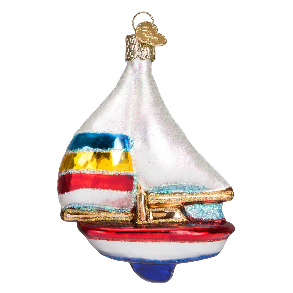 Sailboat Ornament  Old World Christmas   