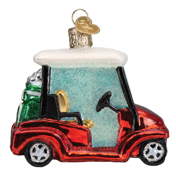 Golf Cart Ornament  Old World Christmas   