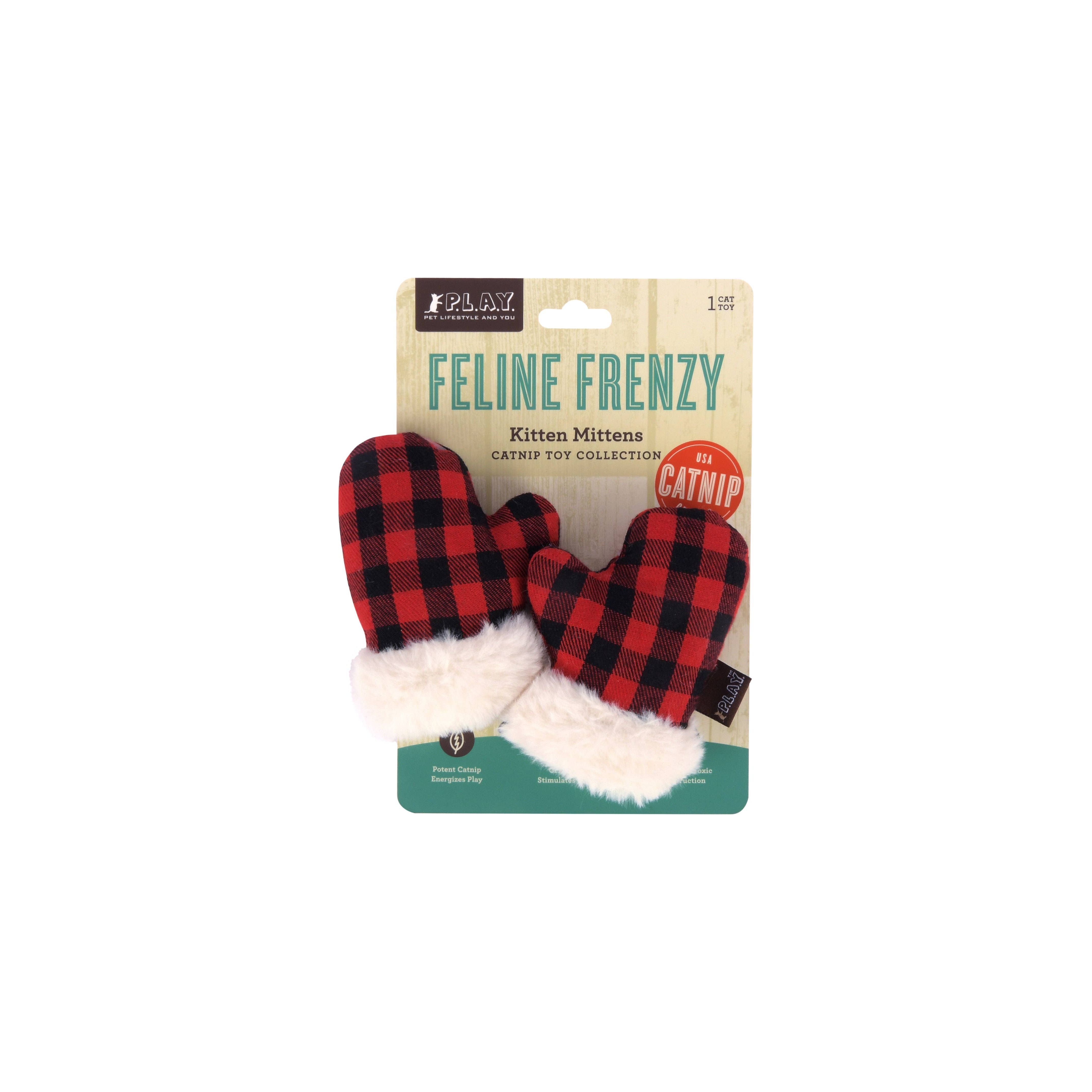 Feline Frenzy Cat Collection: Kitten Mittens  P.L.A.Y. Pet Lifestyle and You   