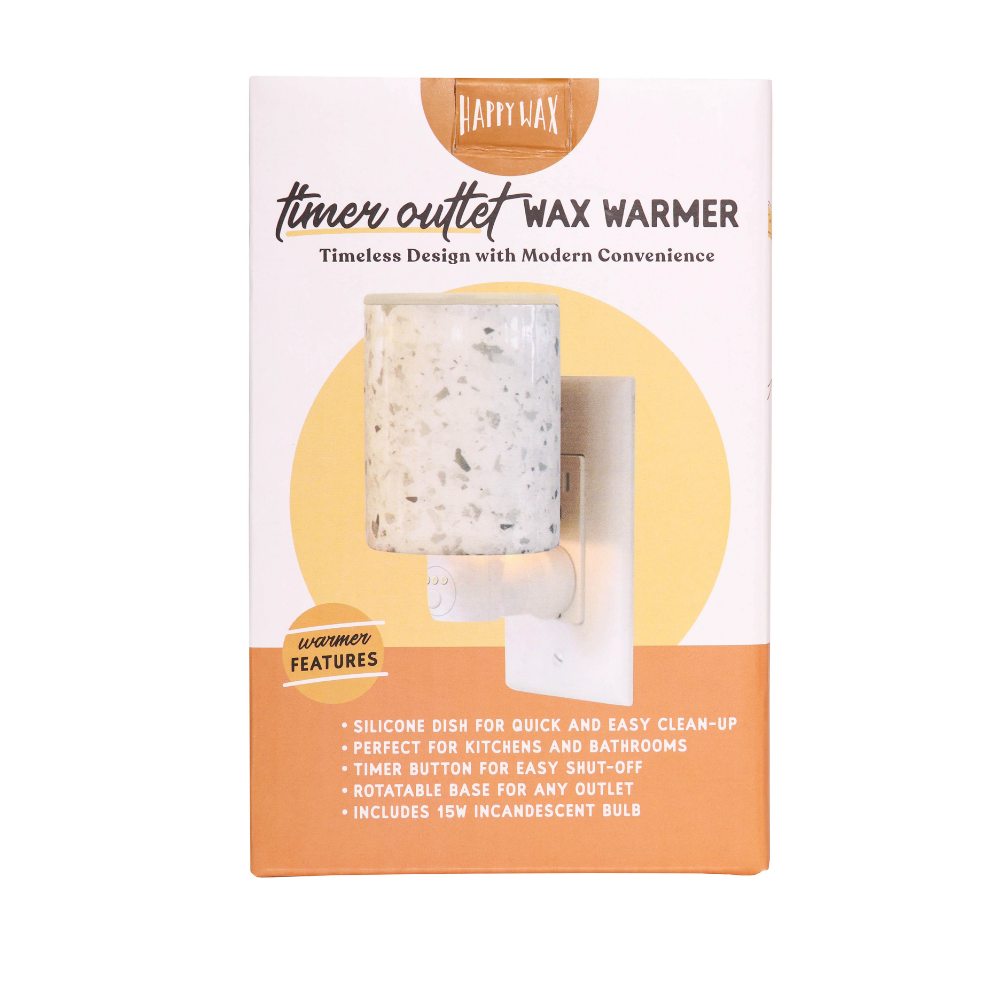 Timer Outlet Warmer - Watercolor  Happy Wax   