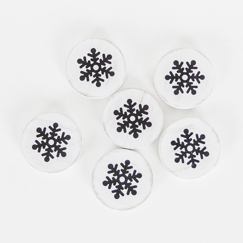 Wood Shapes - Snowflakes Adams Ledgie Adams & Co.   