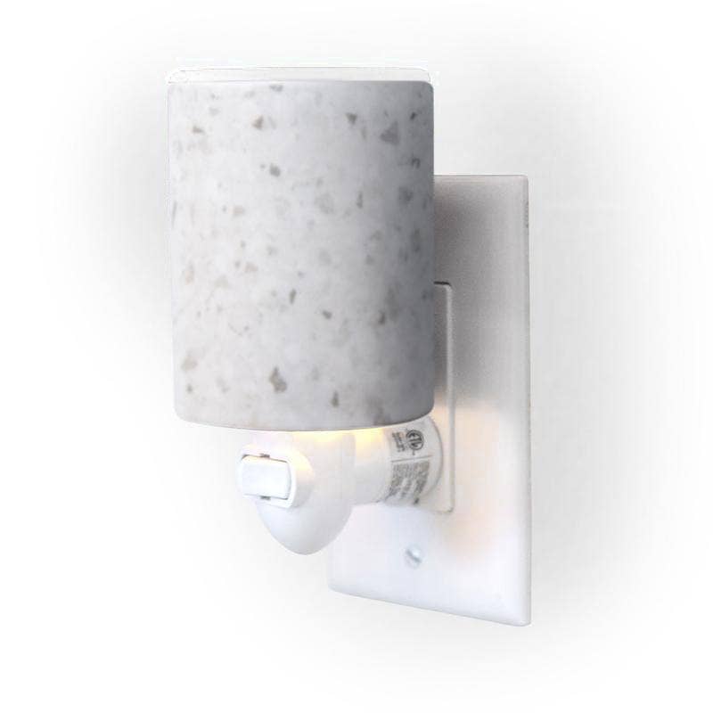 Outlet Warmer - White Terrazzo  Happy Wax   