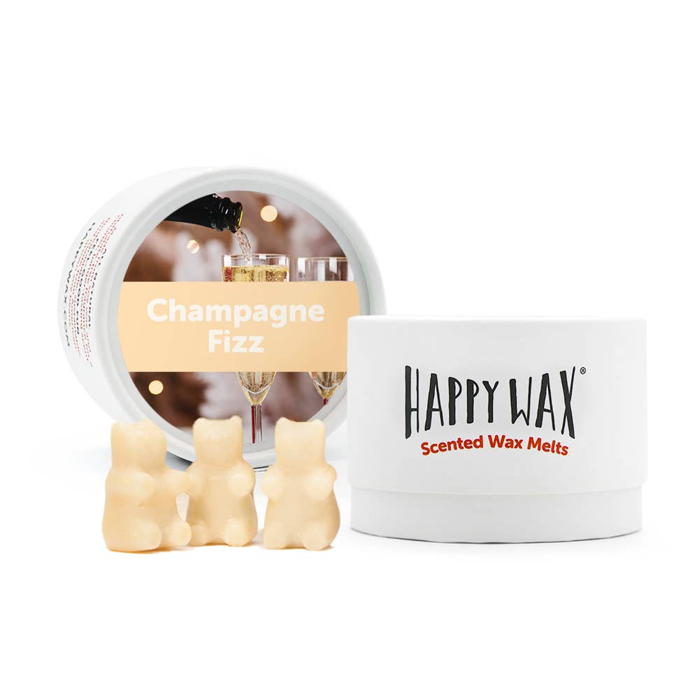 Champagne Fizz Wax Melts - Eco Tin  Happy Wax   