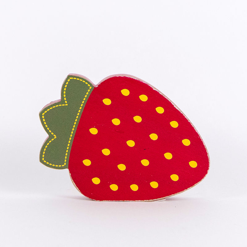 Wood Strawberry Shape Adams Summer Adams & Co.   