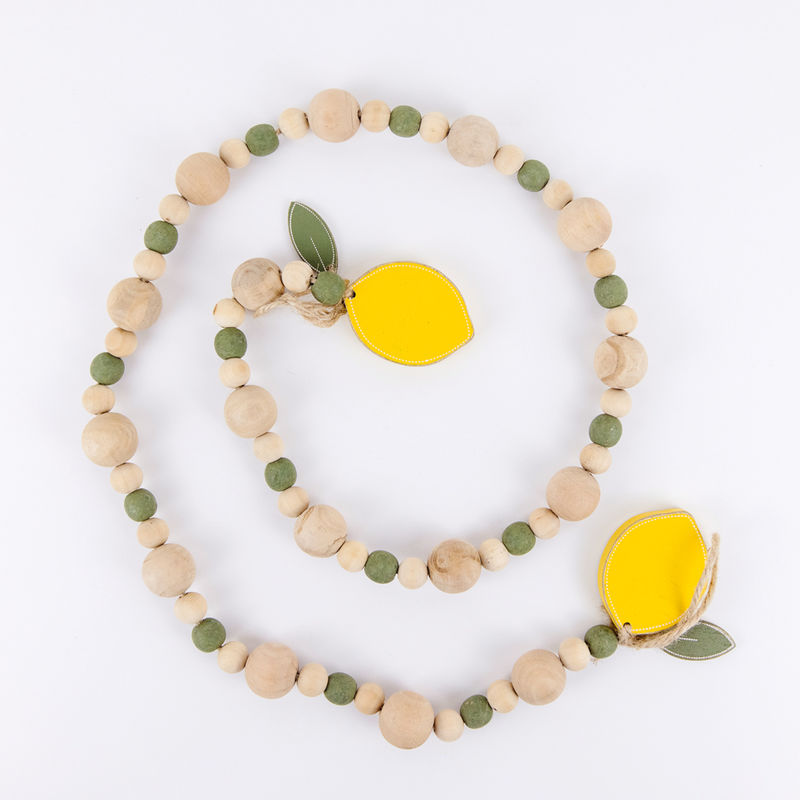 Wood Bead Garland - Lemon Adams Summer Adams & Co.   