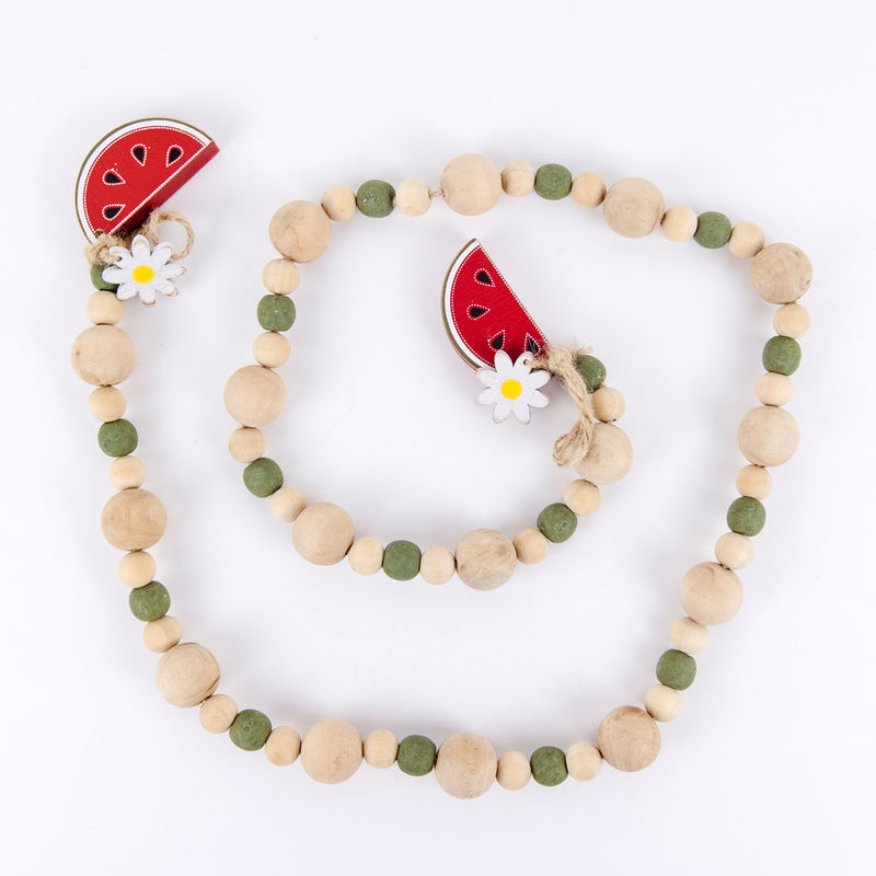 Watermelon Wood Bead Garland Adams Summer Adams & Co.   