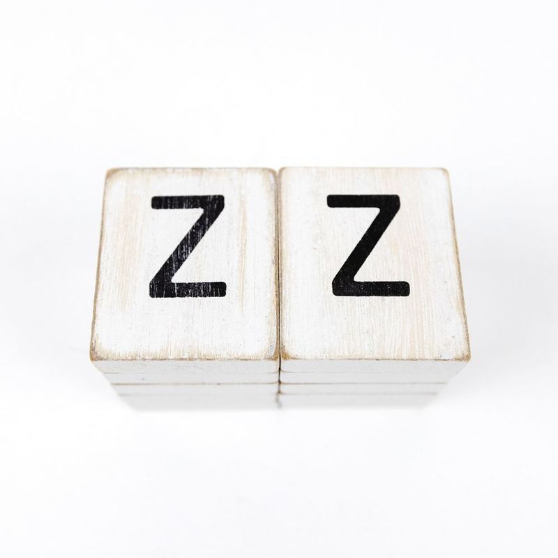 Extra Letters (Z) White/Black Adams Ledgie Adams & Co.   