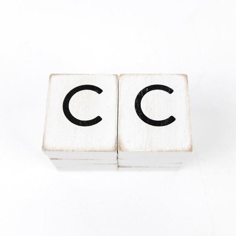 Extra Letters (C) White/Black Adams Ledgie Adams & Co.   