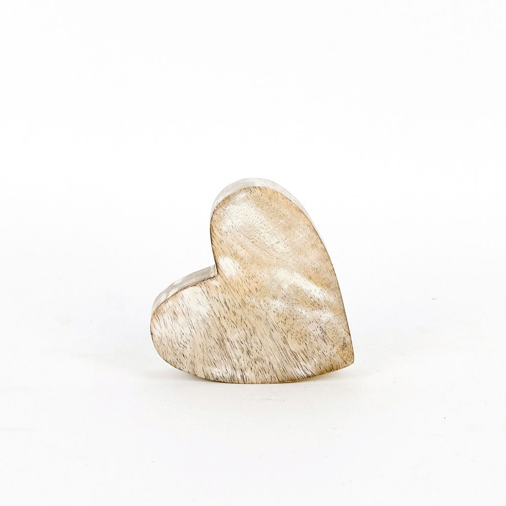 Mango Wood Heart Shape