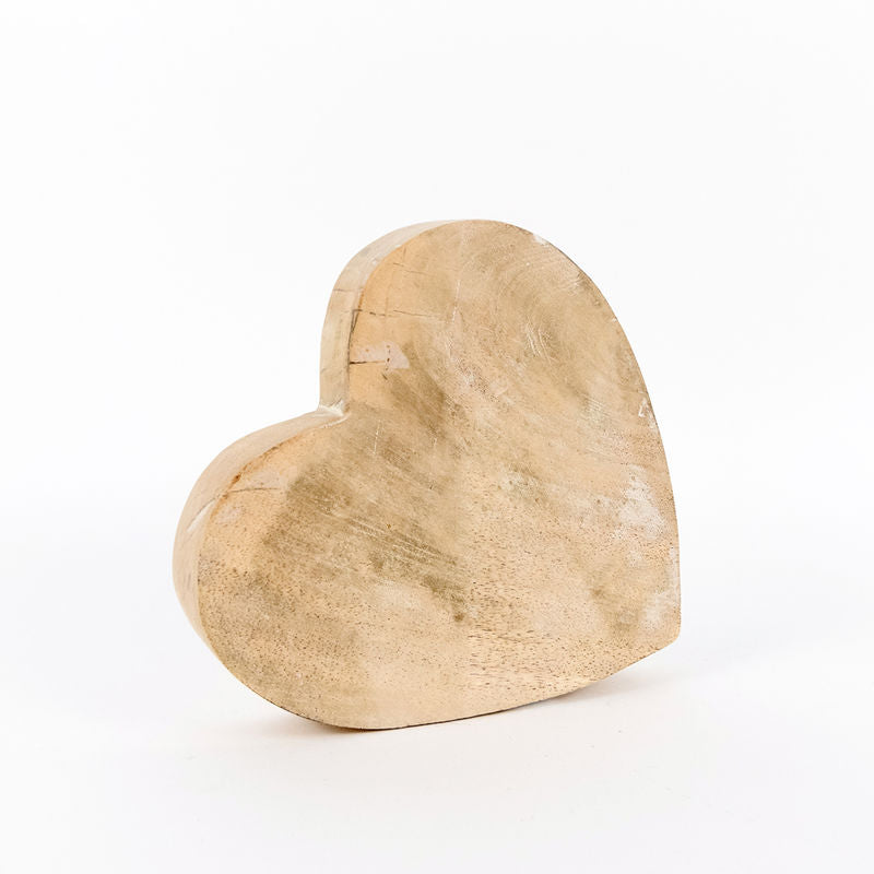 Mango Wood Shape - Heart Adams Everyday Adams & Co.   