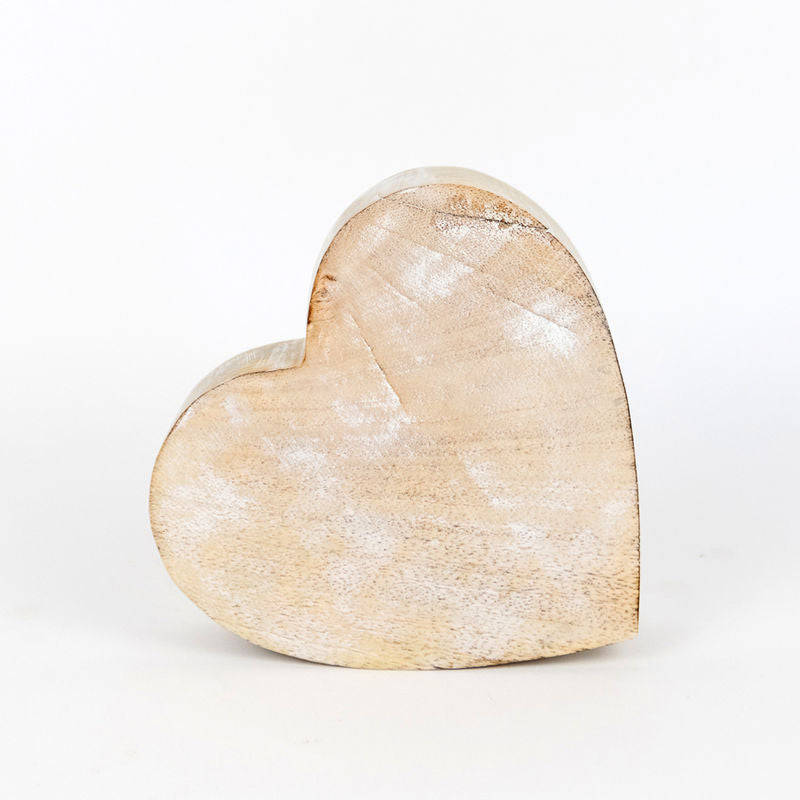 Mango Wood Shape - Heart Adams Everyday Adams & Co.   