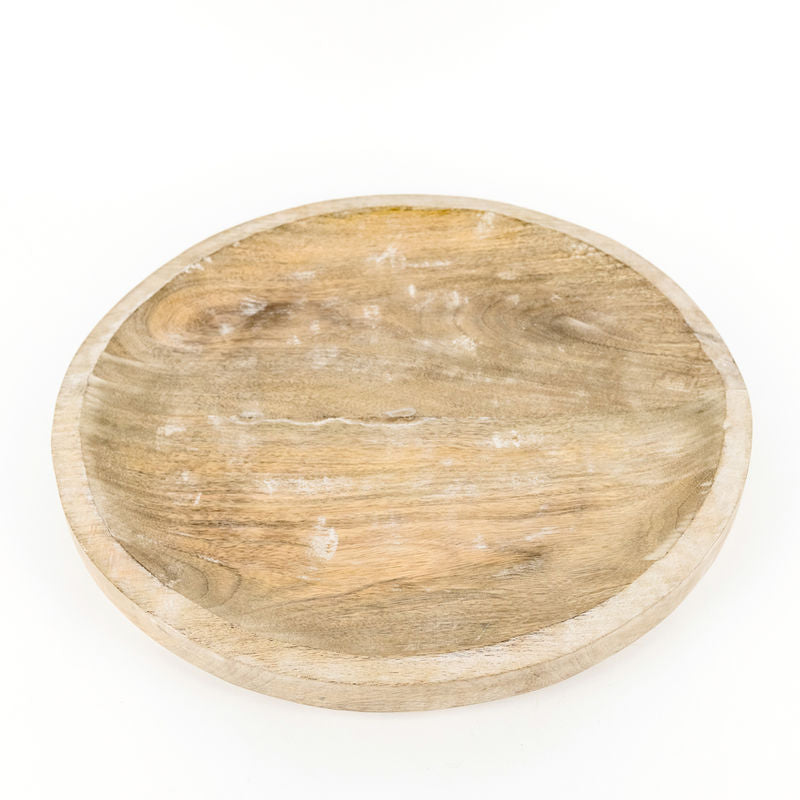 Mango Wood Round Tray Adams Everyday Adams & Co.   