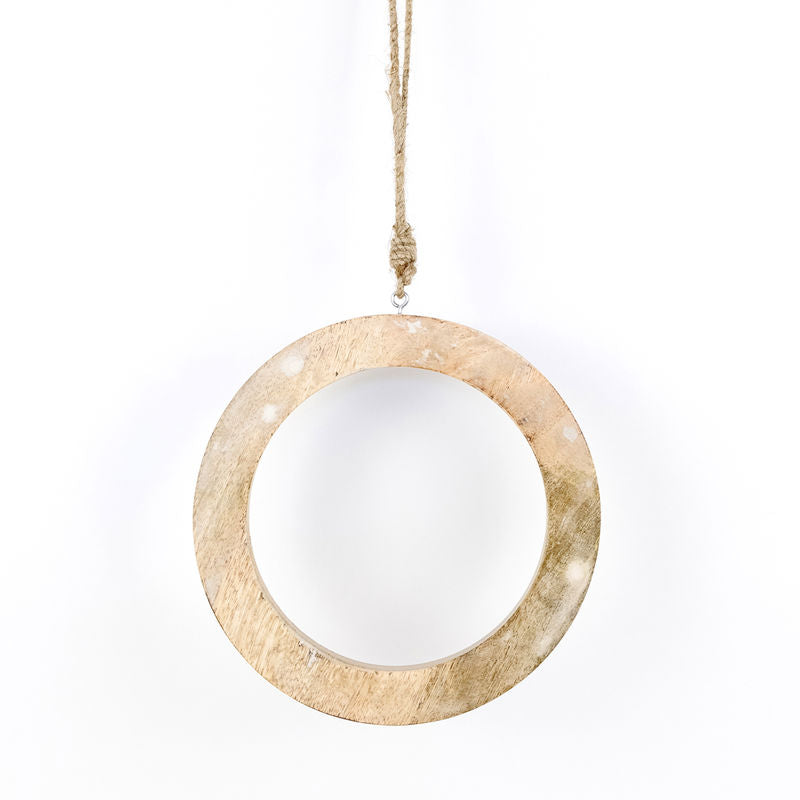 Mango Wood Ornament - Circle Adams Everyday Adams & Co.   