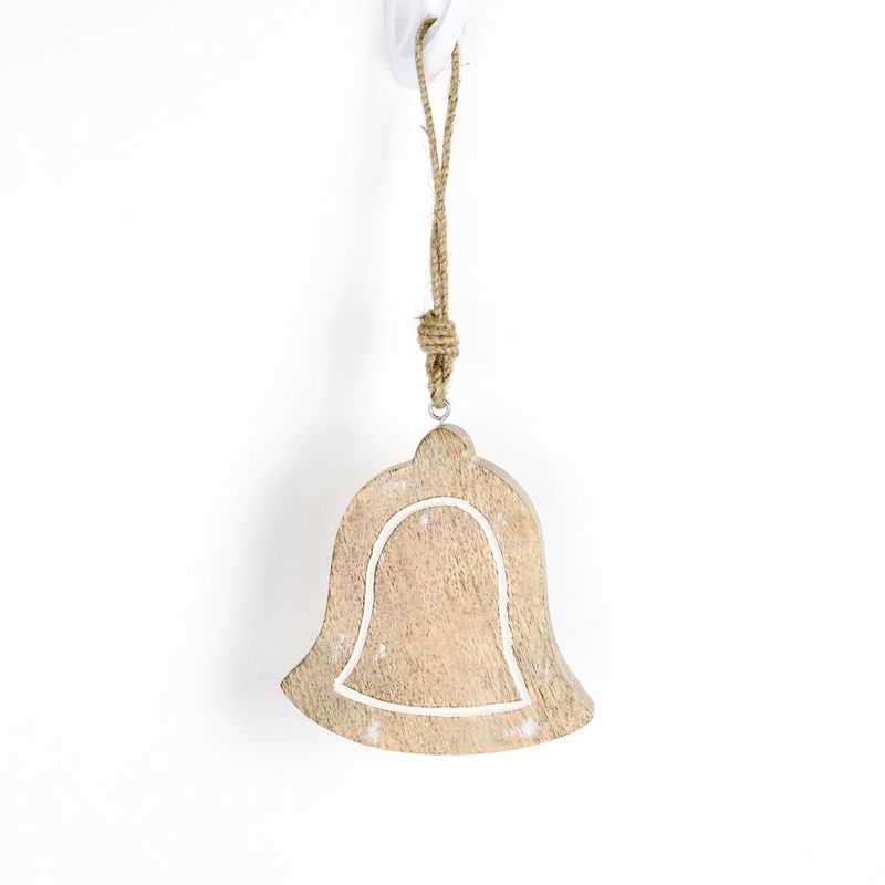 Mango Wood Ornament - Bell Adams Christmas Adams & Co.   