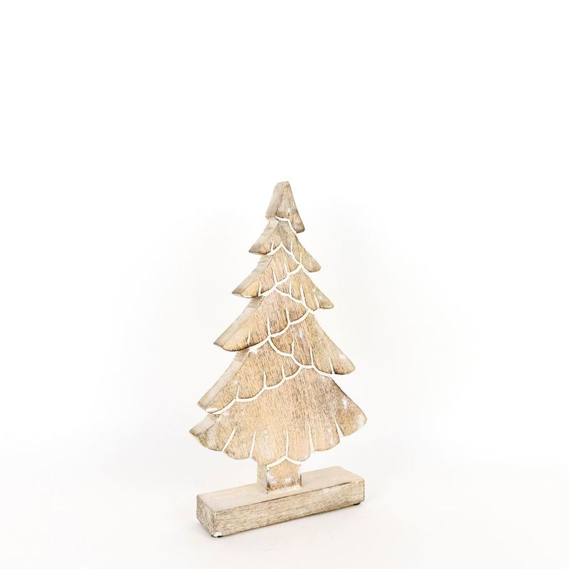 Mango Wood Cutout - Tree Adams Christmas Adams & Co.   