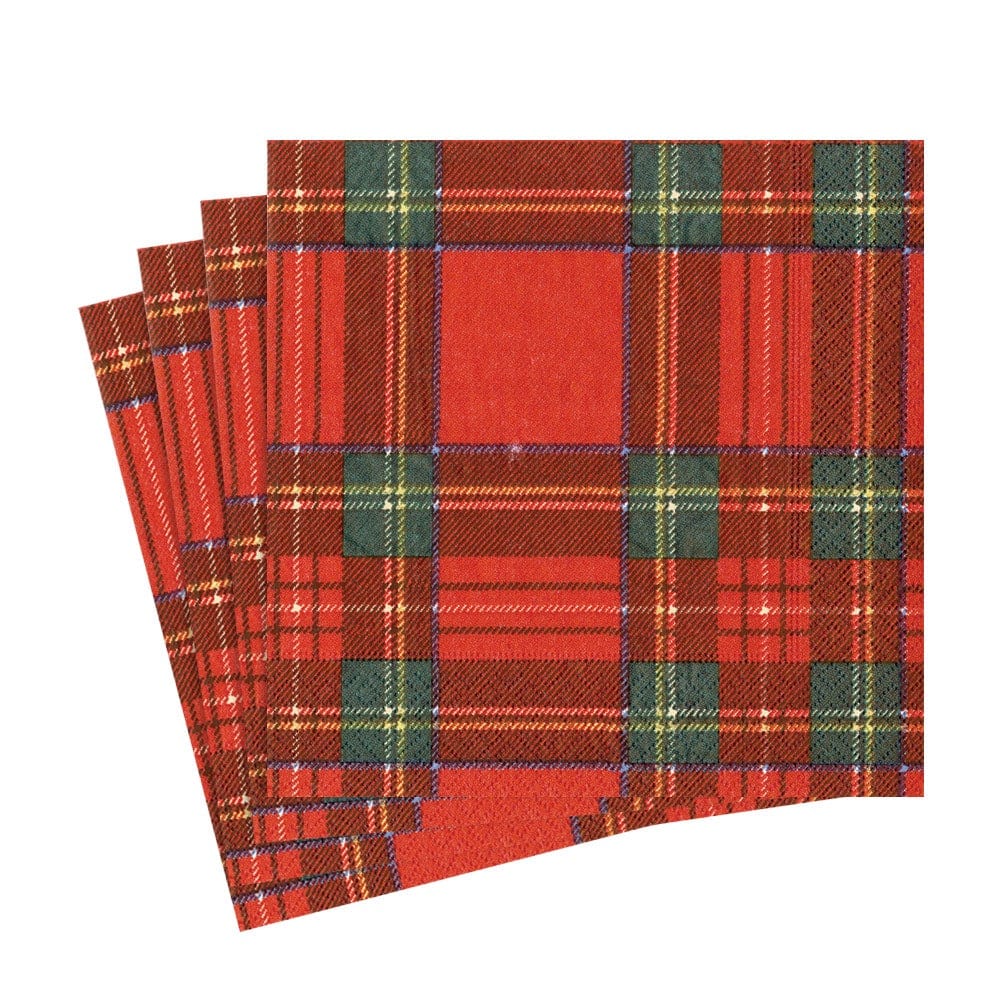 Luncheon Napkin - Royal Plaid  Caspari   