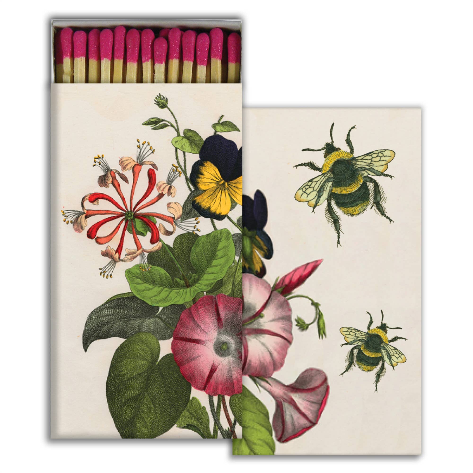 Matches - Bee, Pansy, Honeysuckle,  Morning Glory  HomArt   