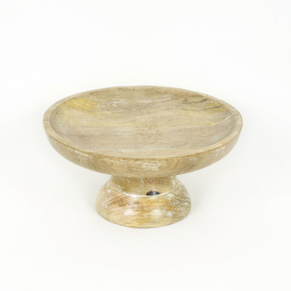 Mango Wood Pedestal Adams Everyday Adams & Co.   