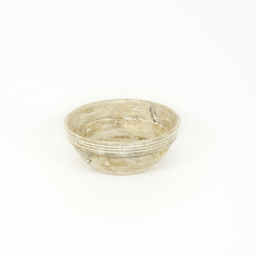 Mango Wood Nested Bowls S/2 Adams Everyday Adams & Co.   