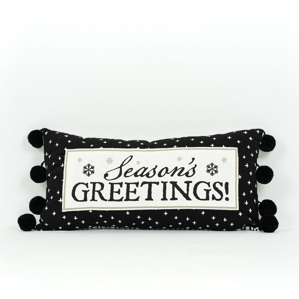 Reversible Linen Pillow (Screams/Greetings) Adams Halloween Adams & Co.   