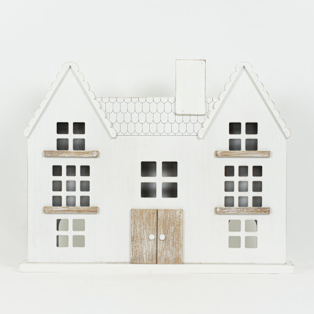 Wood Cutout (House) Adams Christmas Adams & Co.   