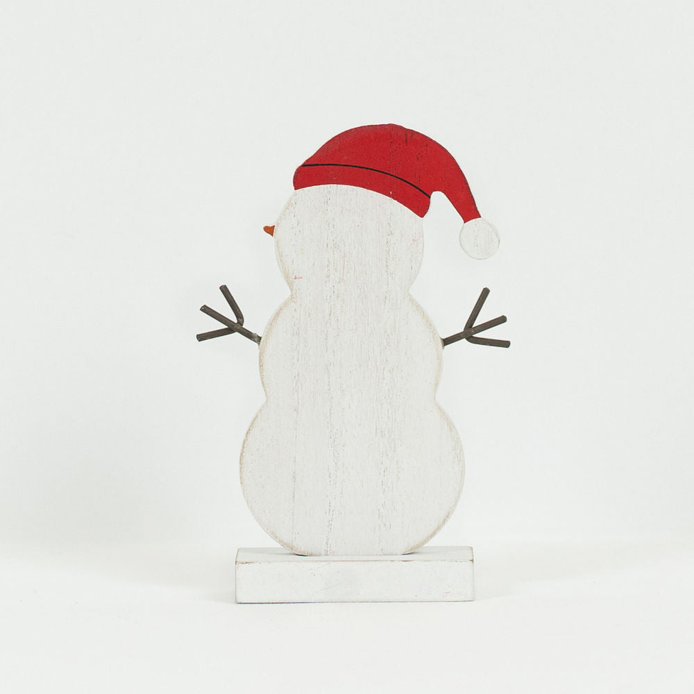 Wood Cutout on Stand (Snow Woman) Small Adams Christmas Adams & Co.   