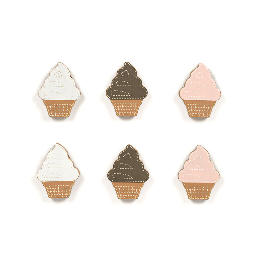 Ledgie Shapes - Ice Cream Adams Ledgie Adams & Co.   