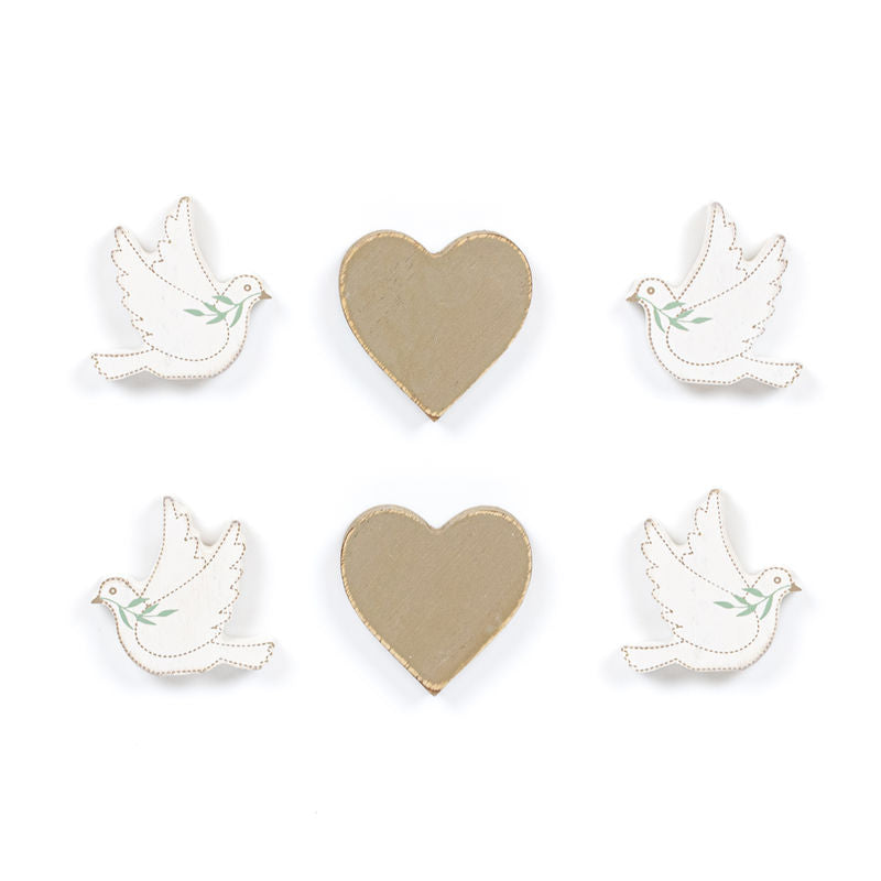 Ledgie Shapes - Dove & Hearts Adams Ledgie Adams & Co.   