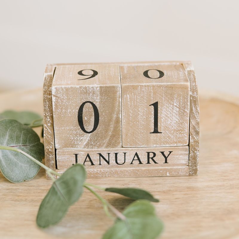 Wooden Block (Calendar) Adams Everyday Adams & Co.   