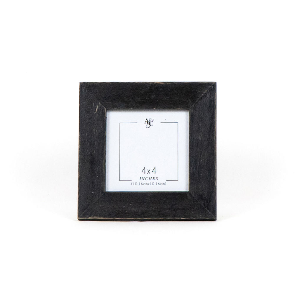 Simple Square Wood Photo Frame Frame - Black Adams Everyday Adams & Co.   