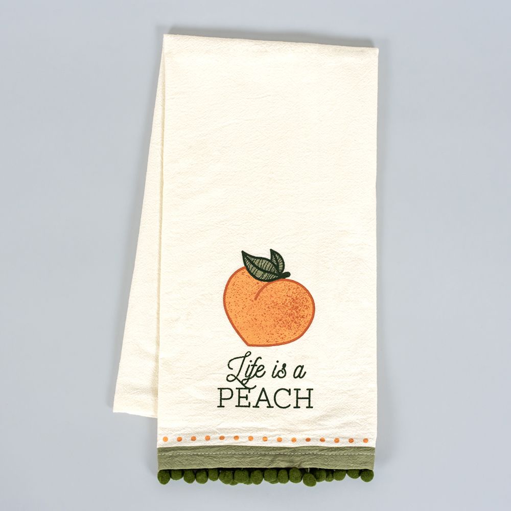 Peach Tea Towel