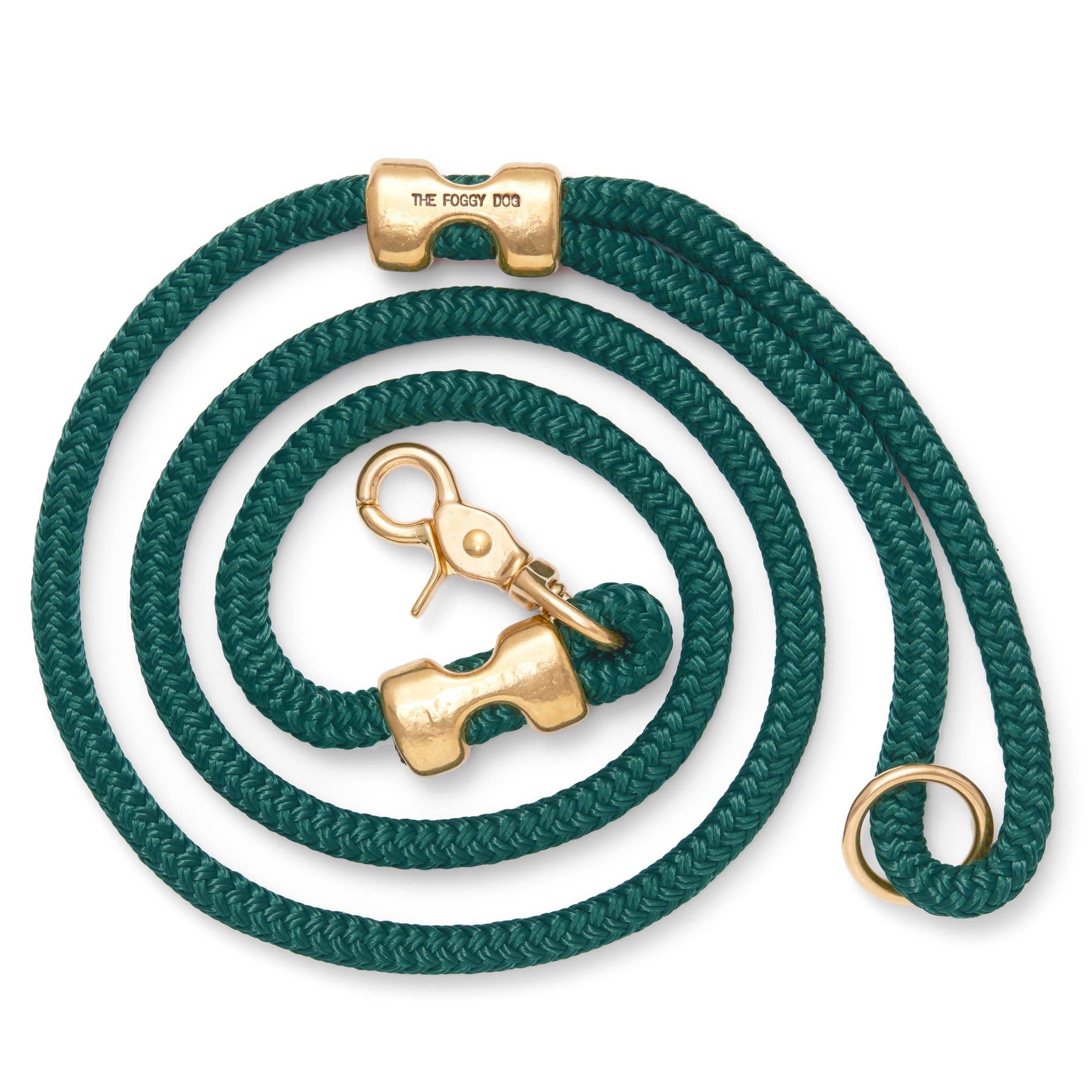 Marine Rope Dog Leash  The Foggy Dog Evergreen  