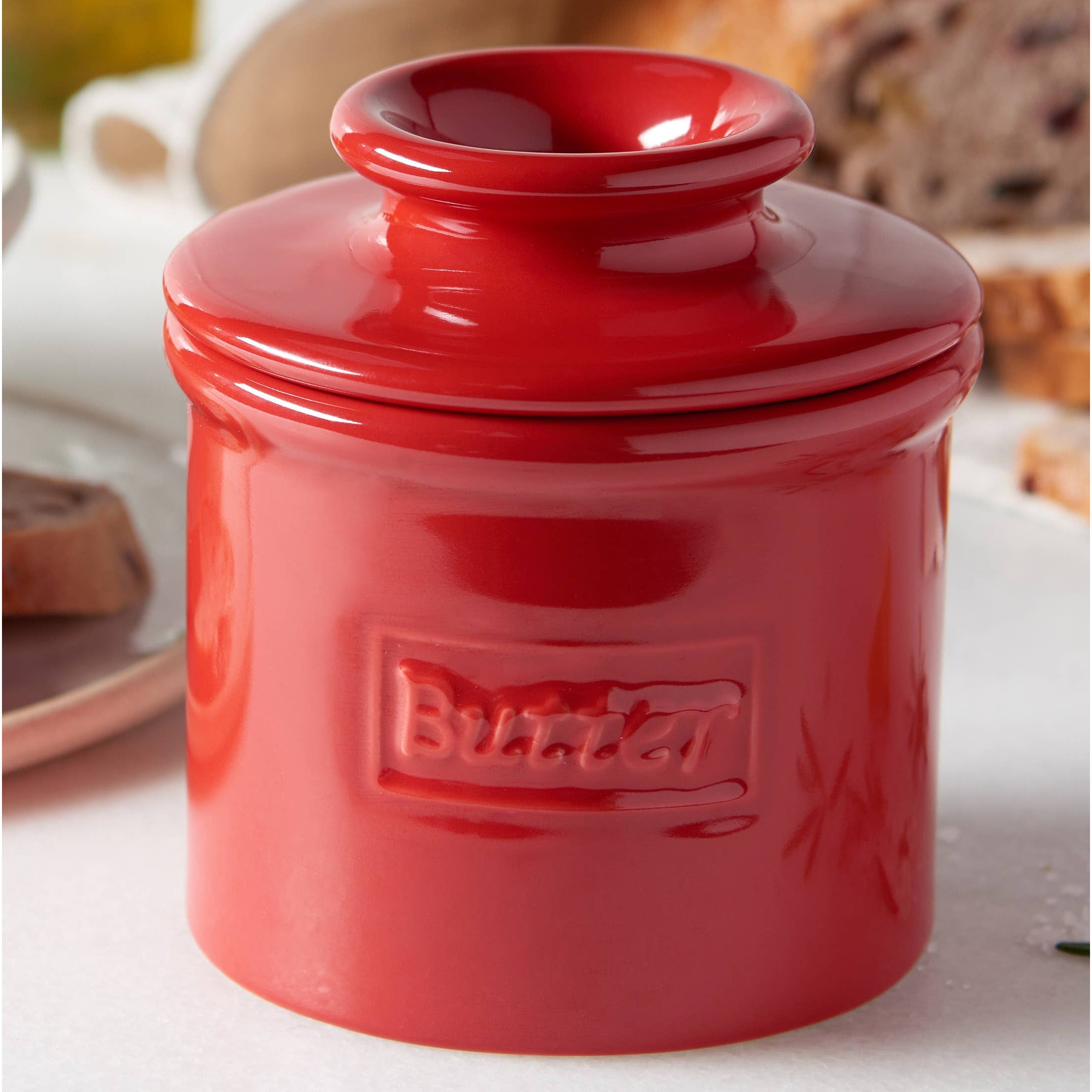 Café Collection Butter Bell Crock - Red ' The Original Butter Bell crock   