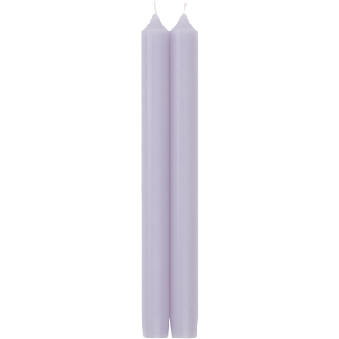 Duet Taper Candle - 10" Pair  Caspari Lavender  