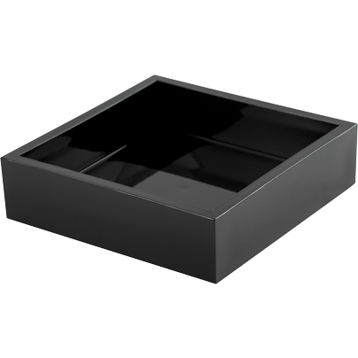 Acrylic Luncheon Napkin Holder - Black  Caspari   