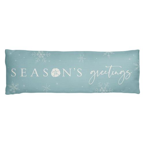 Holiday Long Lumbar Pillow Seasons Green  Karma Gifts   