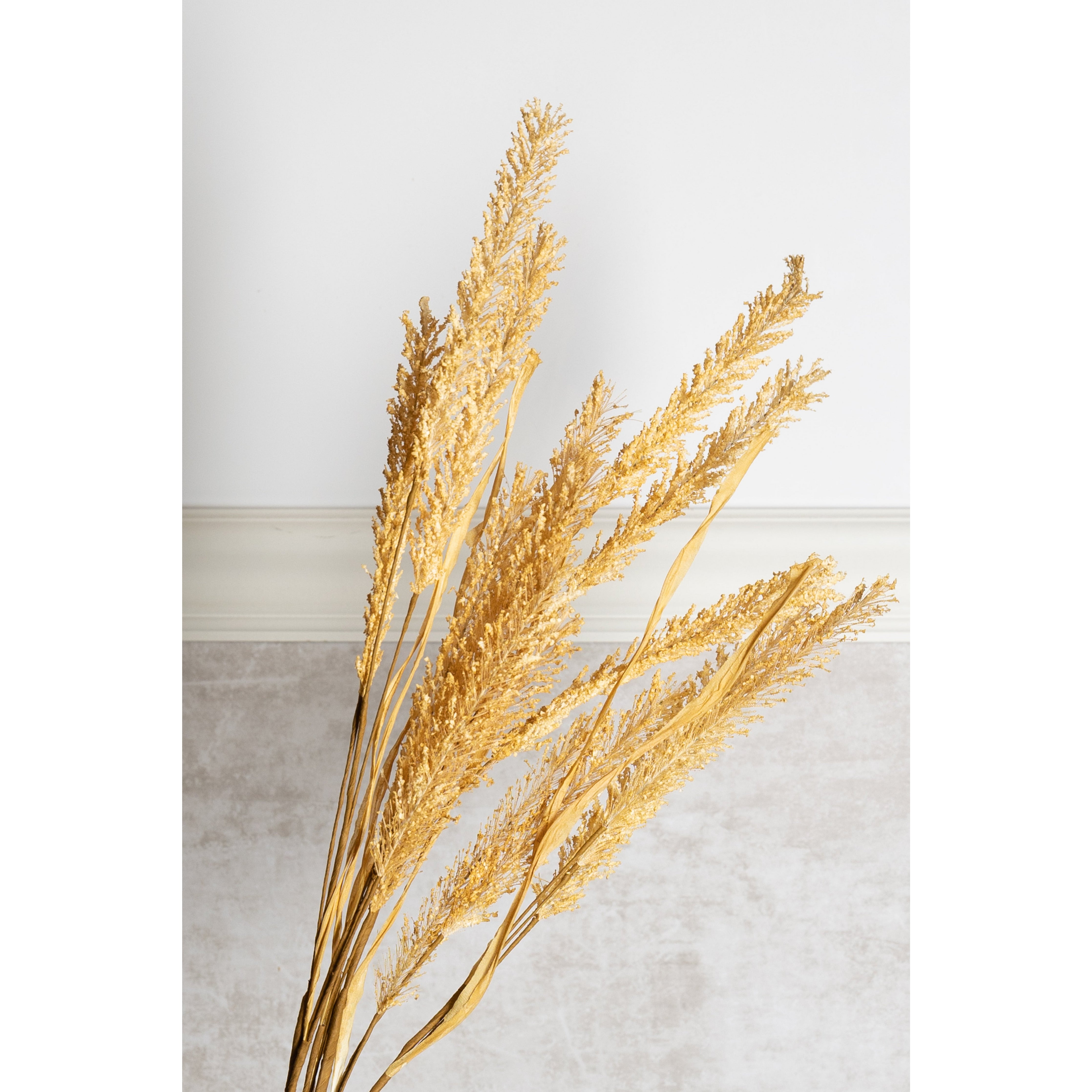 Faux Pampas Grass Spray  K&K   