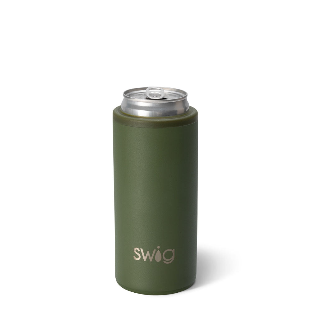 Skinny Can Cooler - Olive  Swig Life   