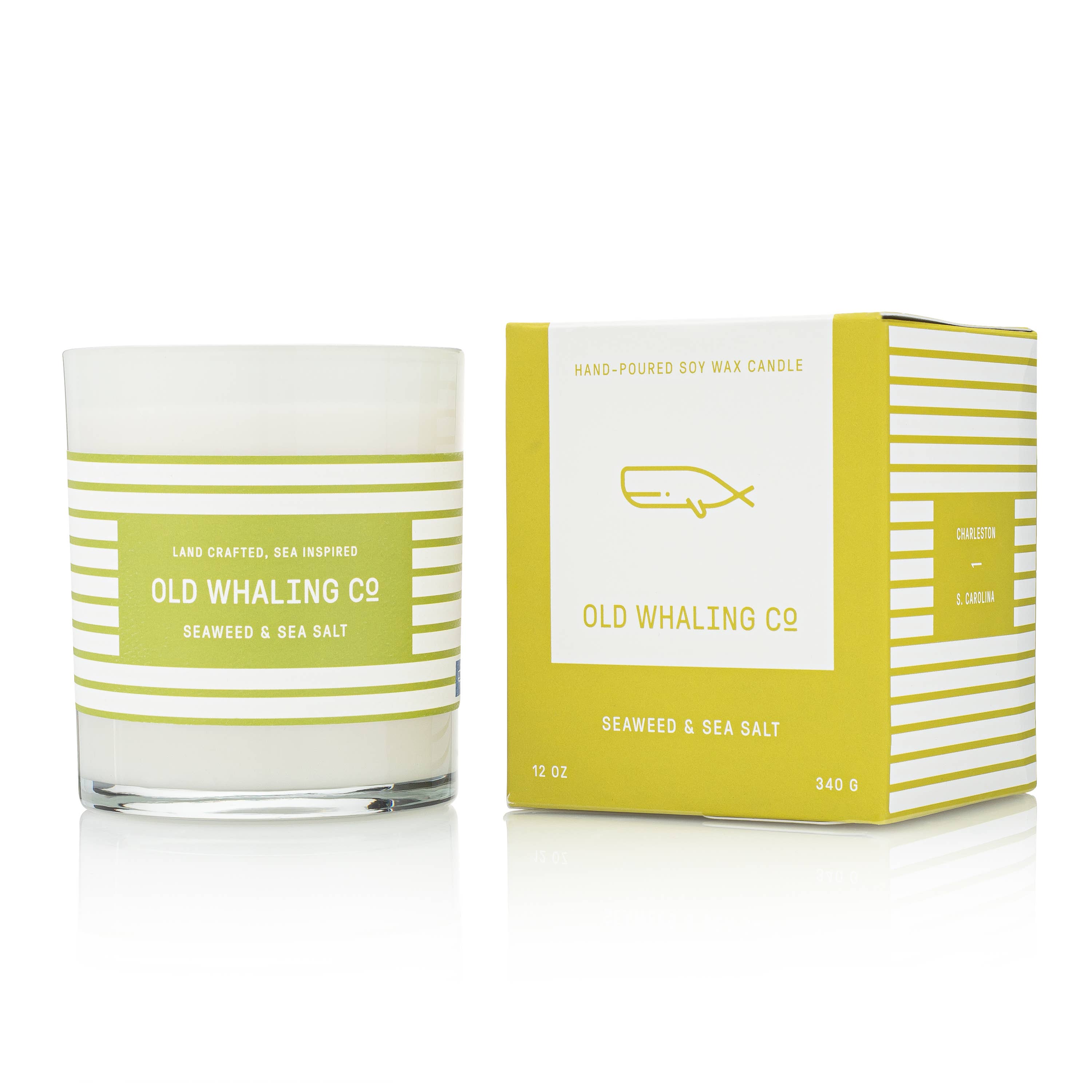 Seaweed & Sea Salt Candle  Old Whaling Company   