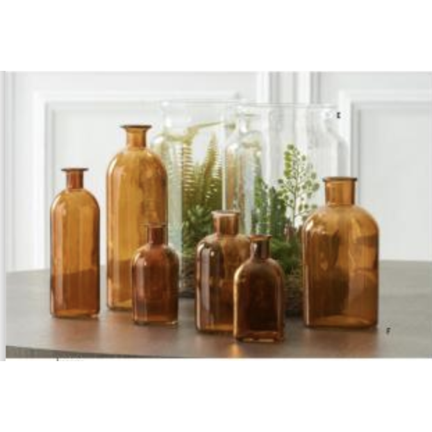 Amber Glass Bottles  K&K   