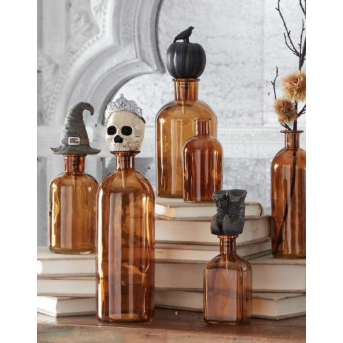 Amber Glass Bottles  K&K   