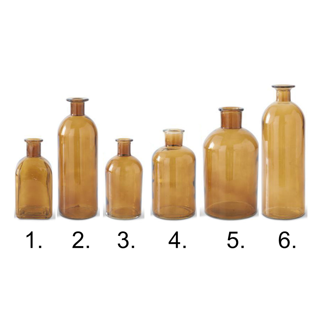 Amber Glass Bottles  K&K   