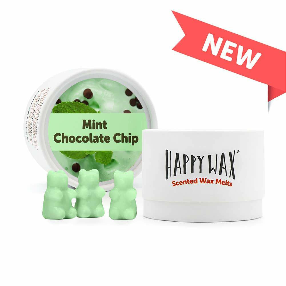 Mint Chocolate Chip Wax Melts  Happy Wax   