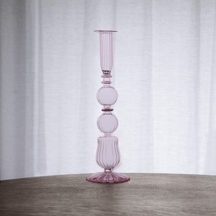 Cambridge Emma 10.5" Candlestick Holder (Light Pink) CANDLESTICK HOLDER Beatriz Ball   