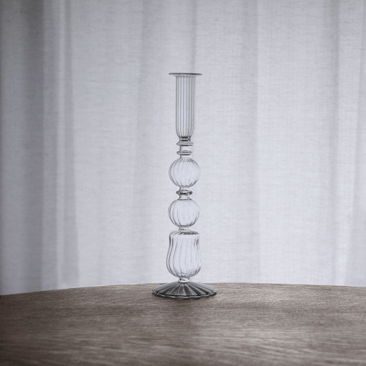 Cambridge Emma 10.5" Candlestick Holder (Clear) CANDLESTICK HOLDER Beatriz Ball   