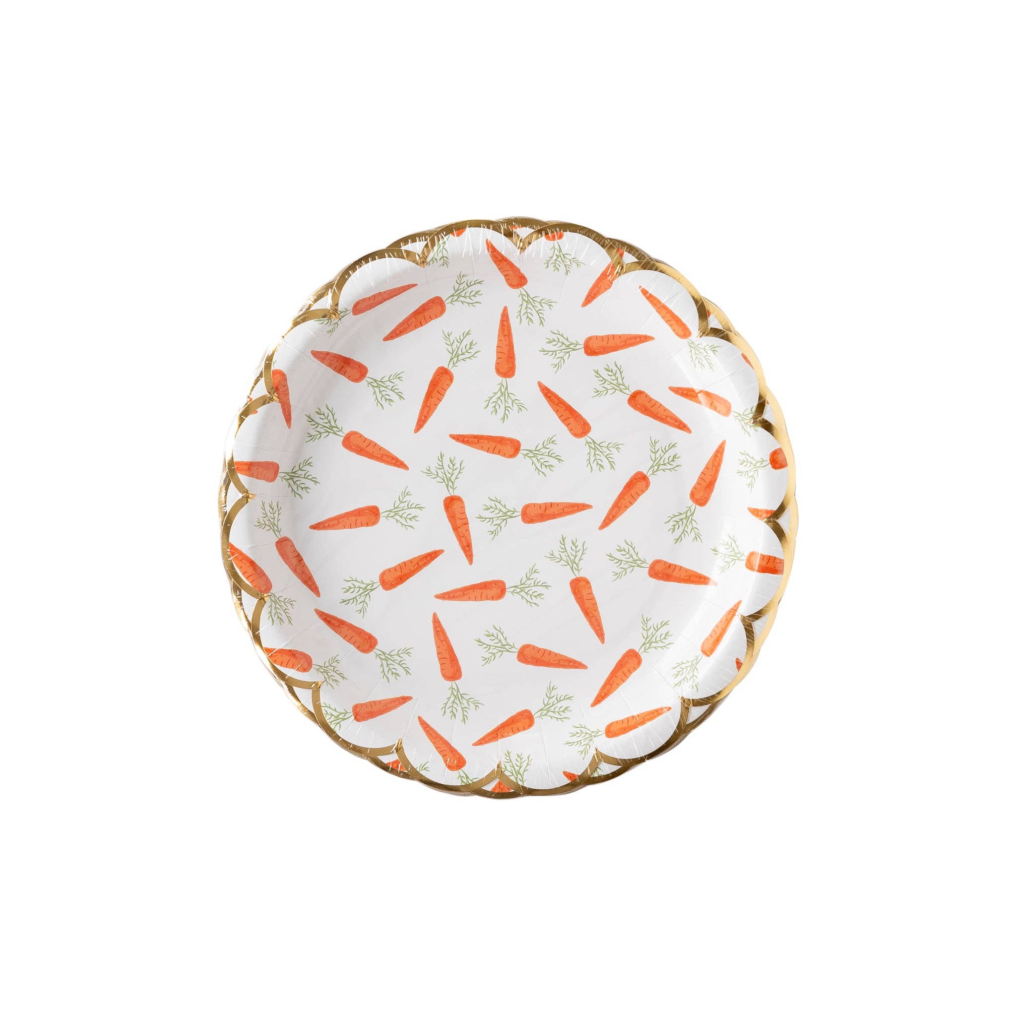 Scattered Carrots Paper Plate  My Mind’s Eye   